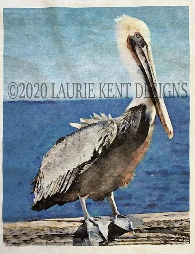 Watercolor Pelican