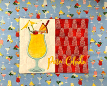 Load image into Gallery viewer, Cocktail Coaster Embroidery USB by Laurie Kent Designs
